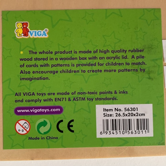 Logic Tangram Wooden Puzzle Game with Play Cards - Picture 3 of 3